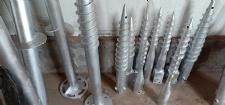 Hot-dip galvanized spiral pile