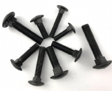 Black carriage bolt