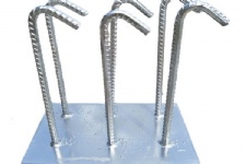 Building curtain wall embedded parts