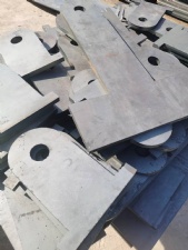 Custom non-standard cut steel plate
