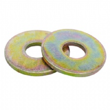Colored zinc flat washer