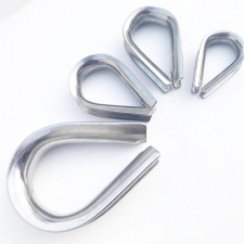 Galvanized chicken heart ring